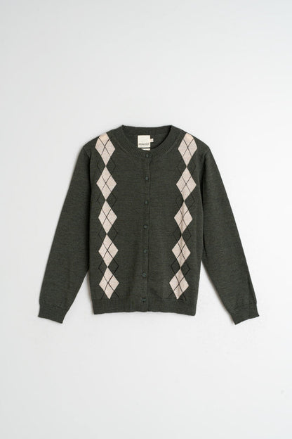 Cardigan Ax516 Oliva