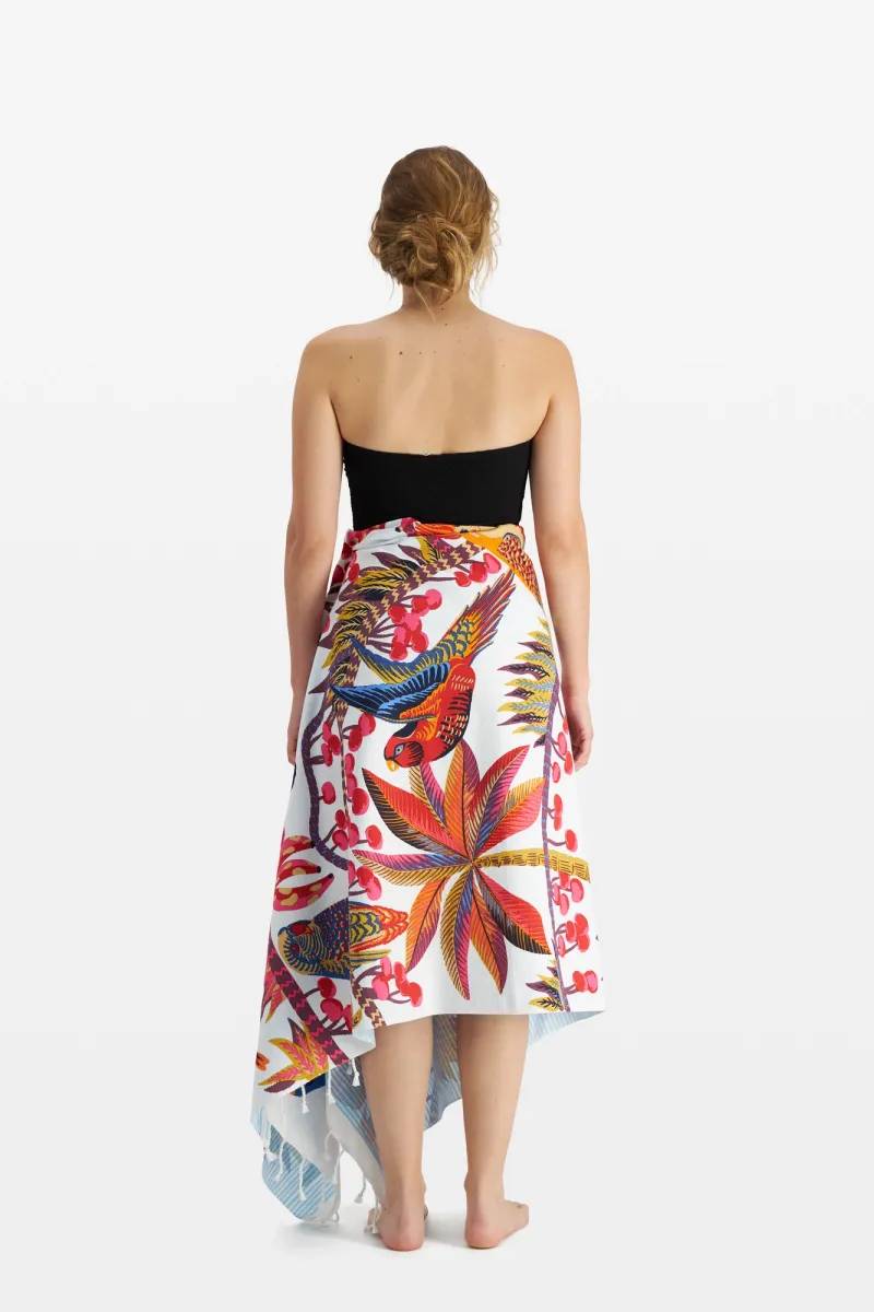 Scarf Fo17cer00 White-Blanc