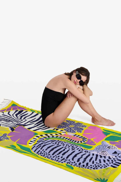 Scarf Fo17fol09 Yellow-Jaune