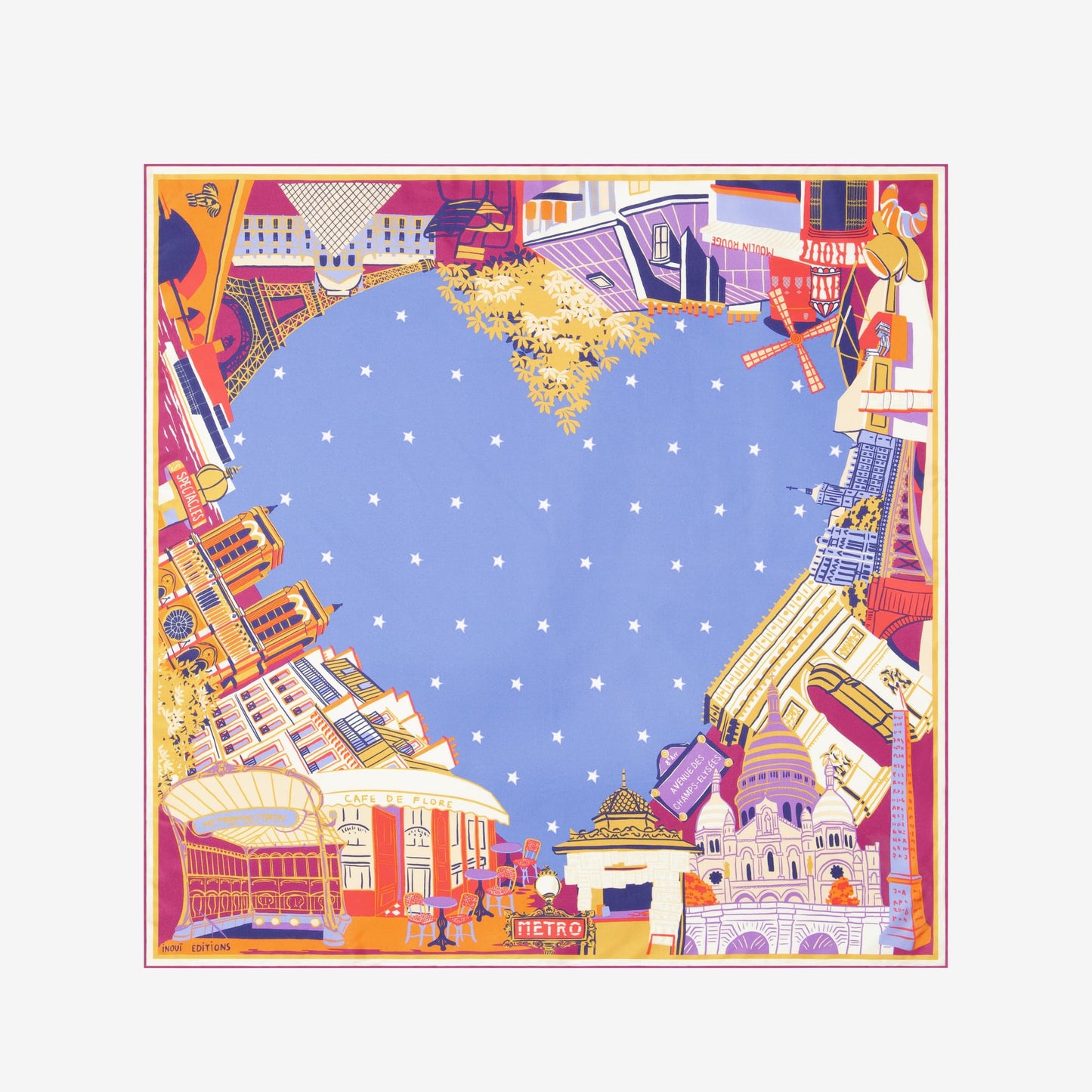 Scarf Ca21jai64 Night