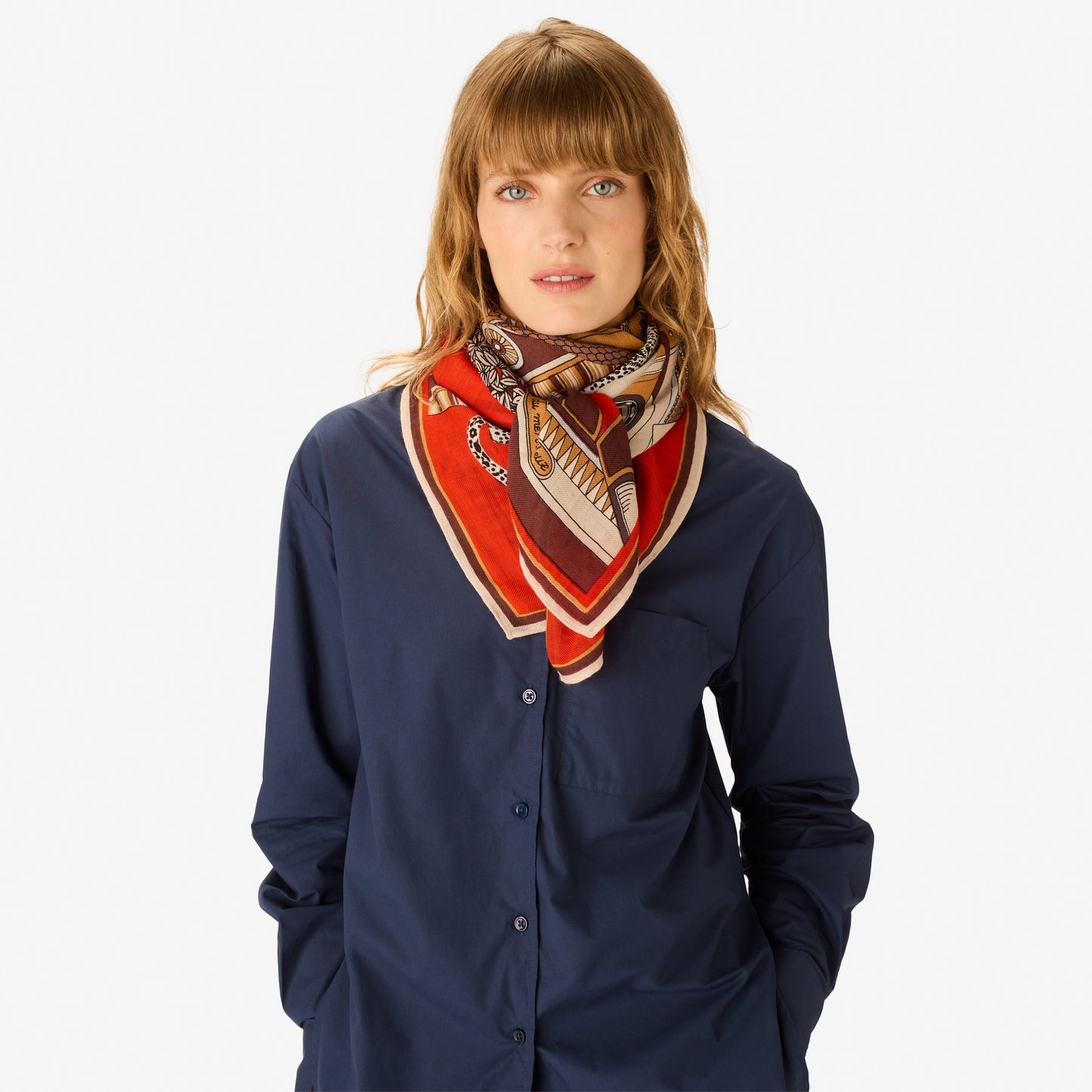 Scarf Ca221ni06 Red