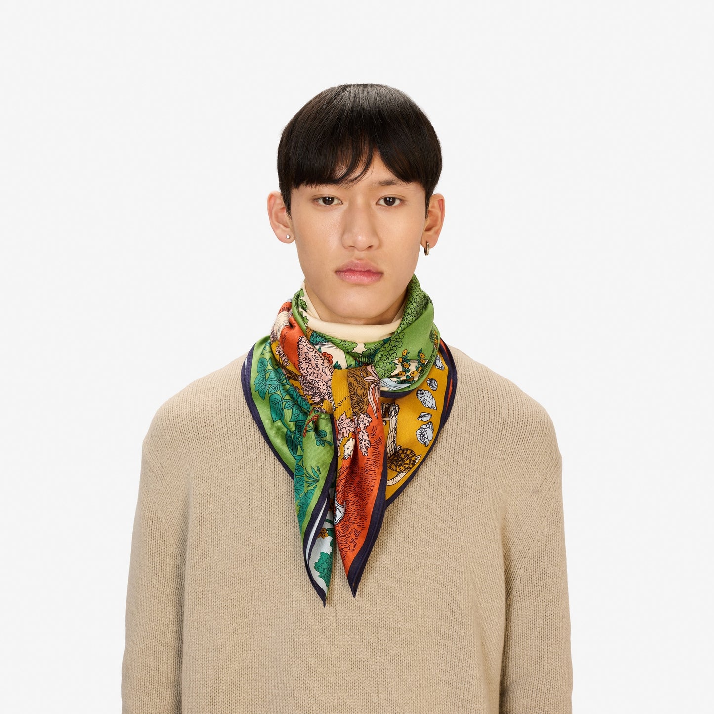 Scarf Ca221qu02 Natural