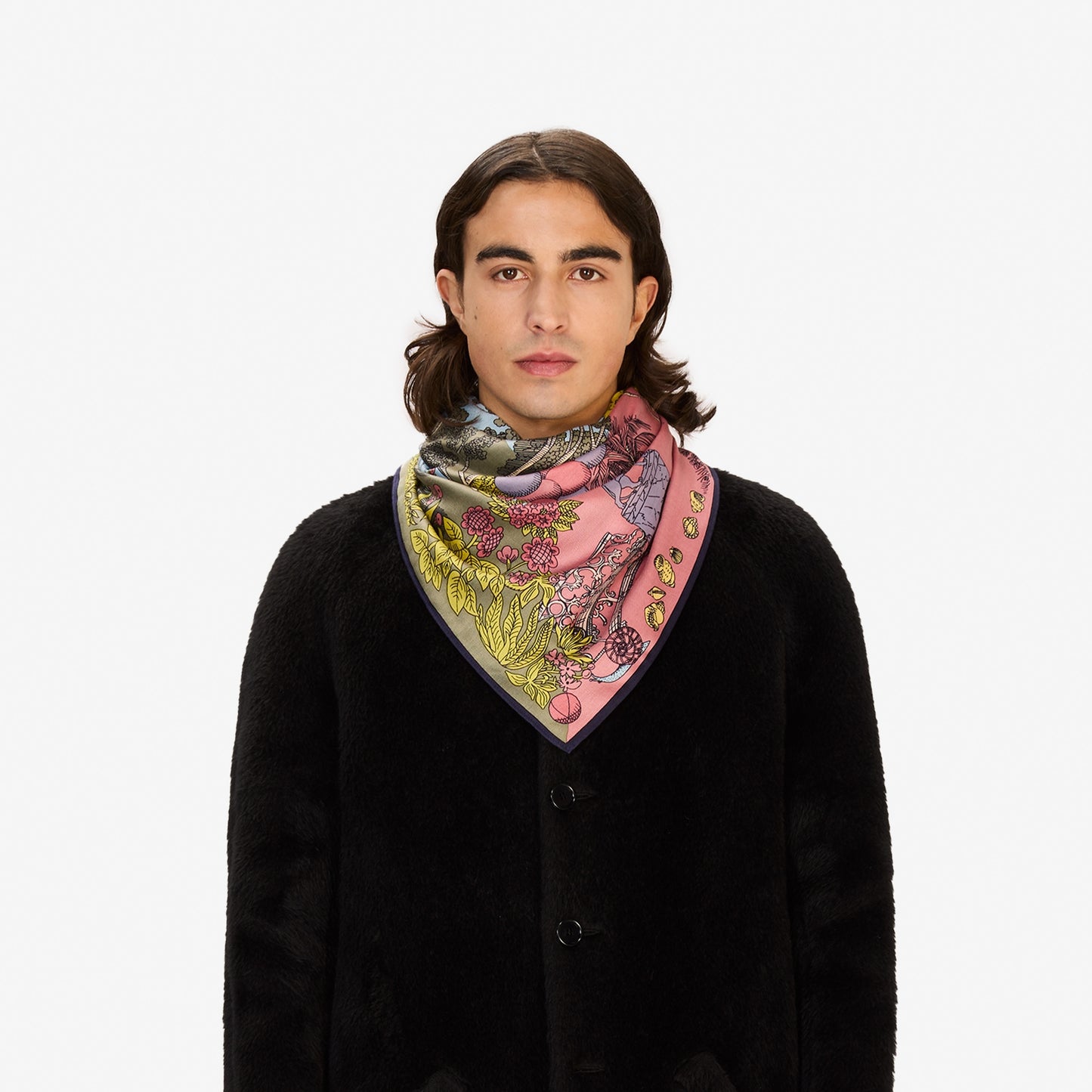 Scarf Ca221qu23 Pastel