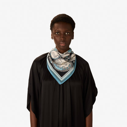 Scarf Ca23cha24 Navy