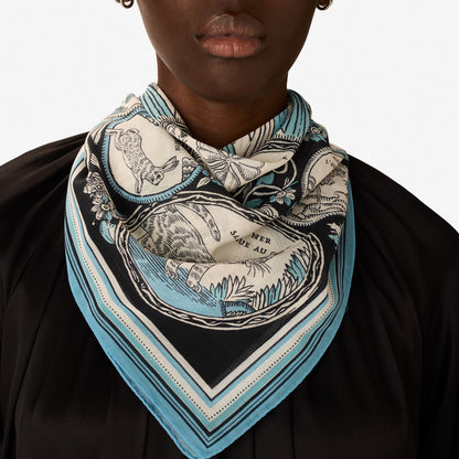 Scarf Ca23cha24 Navy