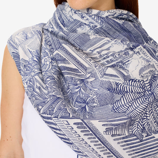 Scarf Et211pi04 Blue