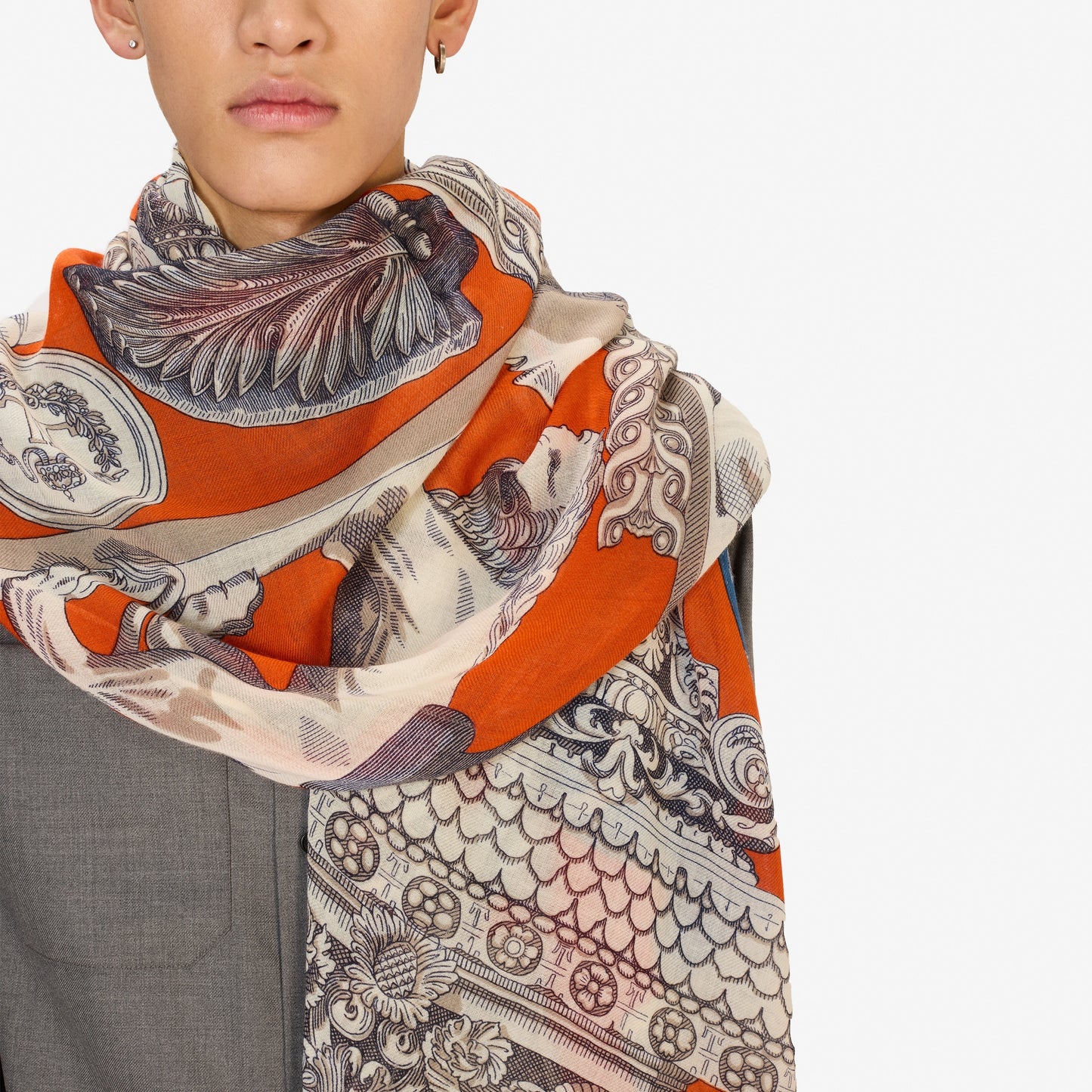 Scarf Et22arc08 Orange