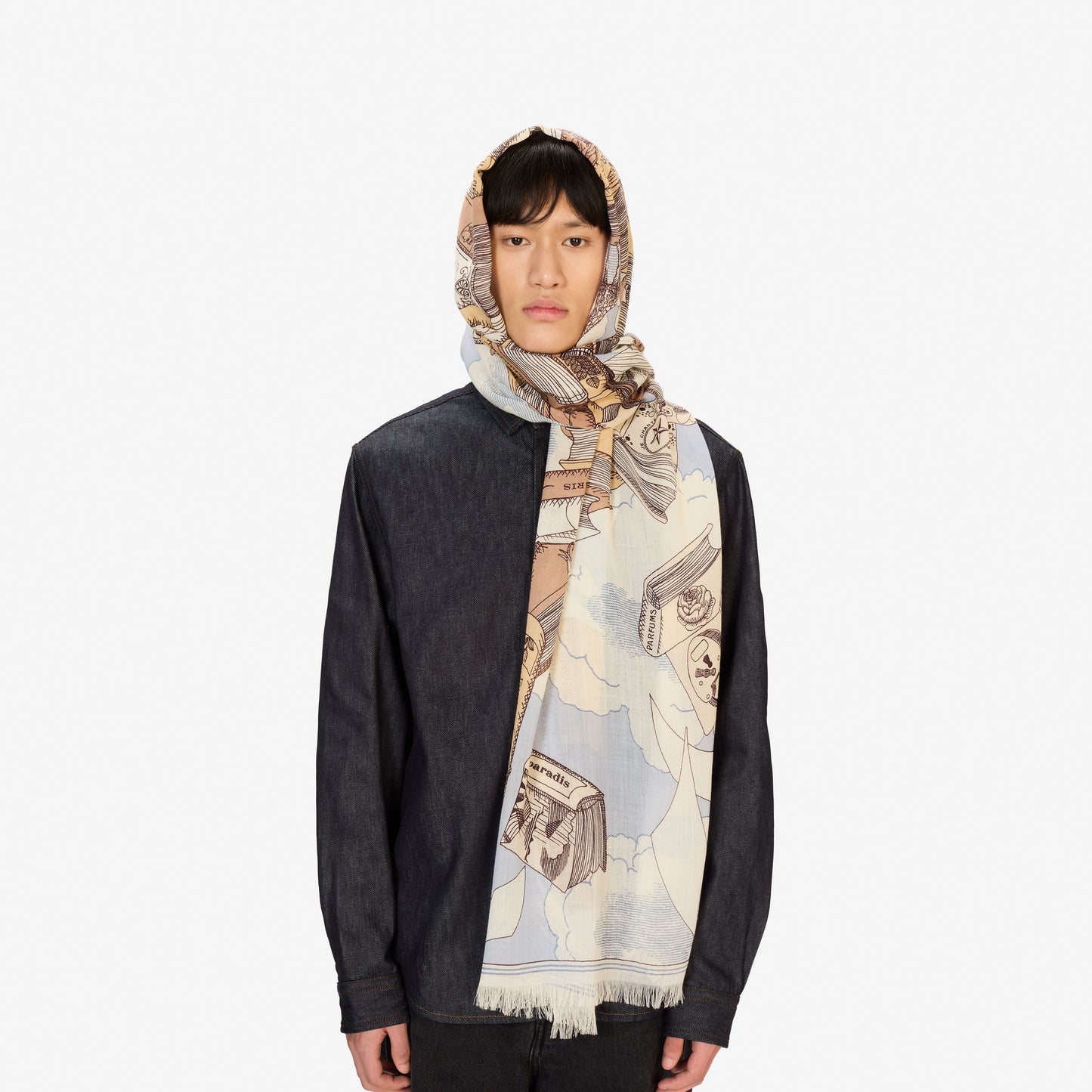 Scarf Et22edi03 Grey