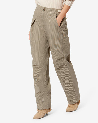 Pants Ceryne Beige-Khaki