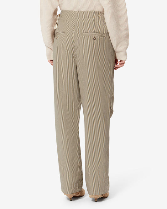 Pants Ceryne Beige-Khaki