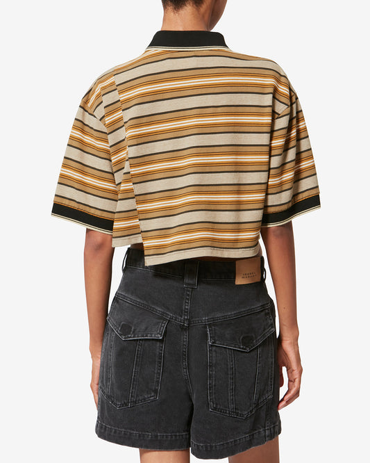 Sweatshirt Isalyne Beige-Khaki