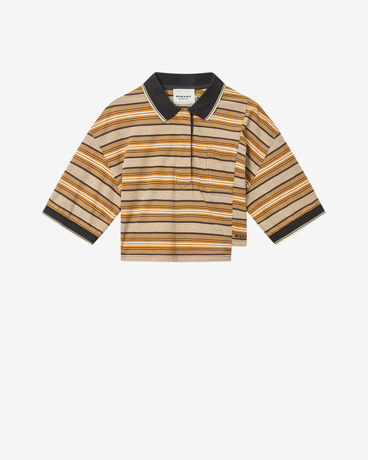 Sweatshirt Isalyne Beige-Khaki