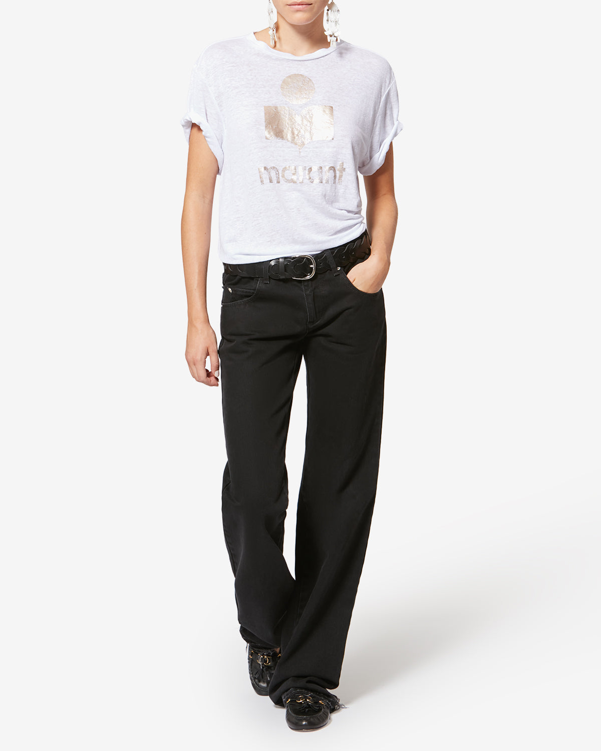 Tshirt Zewel-gz White-Light-Gold