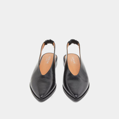 Ballerines Acajou Cuir Noir
