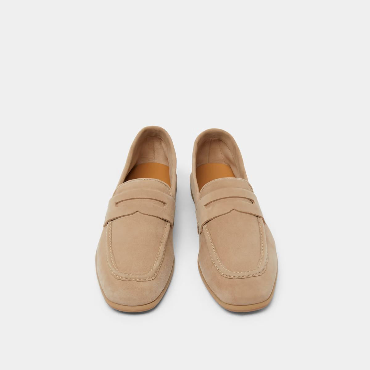 Mocassins Aca Bis Velours Beige