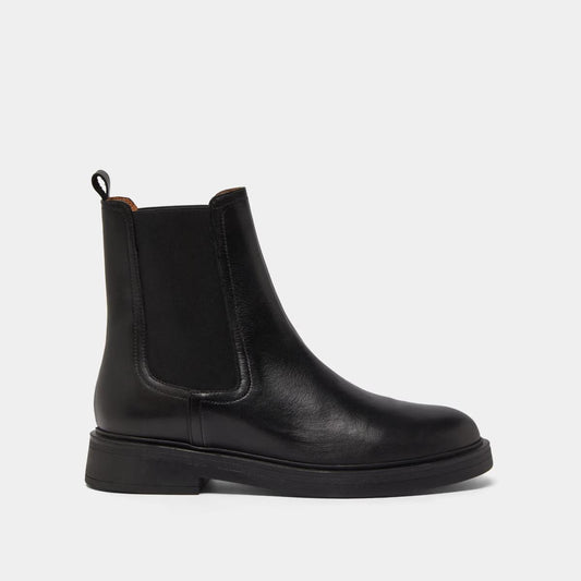 Boots Agen Cuir Noir
