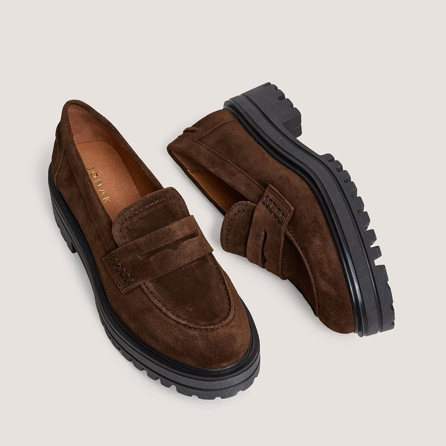 Mocassins Alfi Croute Marron