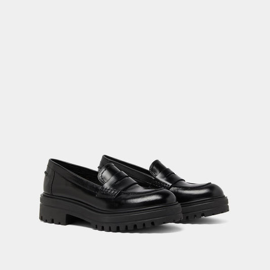 Mocassins Alfi Cuir Noir