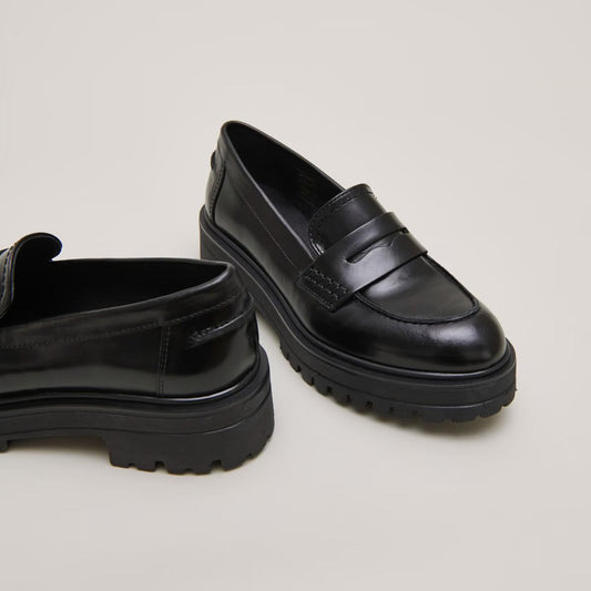 Mocassins Alfi Cuir Noir