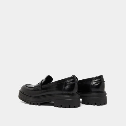 Mocassins Alfi Cuir Noir