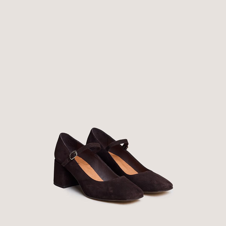 Babies/marie Jeanne Alienor Velours Marron-Fonce