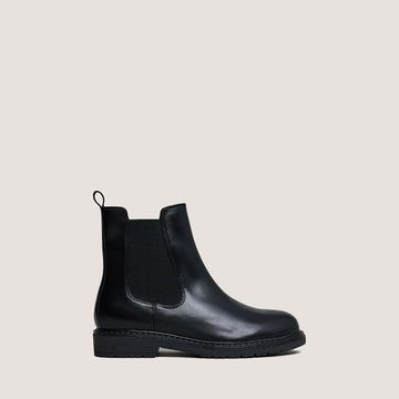 Boots Amical Cuir Noir
