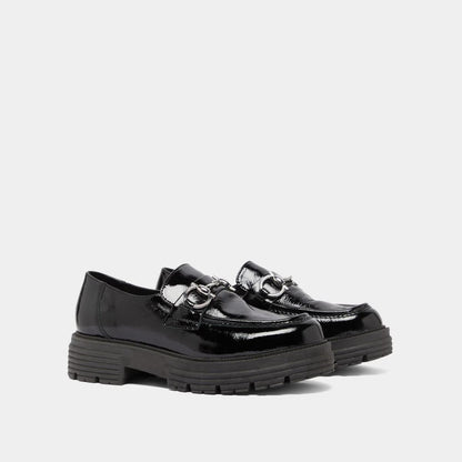 Mocassins Anton Vernis Plisse Noir