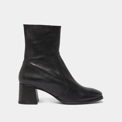 Boots Argentat Cuir Noir