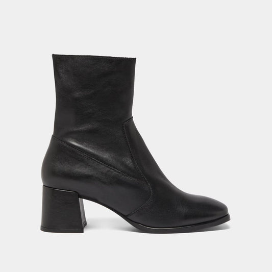 Boots Argentat Cuir Noir