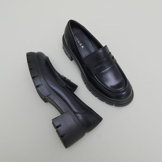 Mocassins Aron Cuir Noir