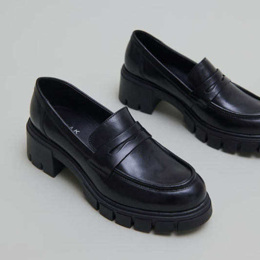 Mocassins Aron Cuir Noir