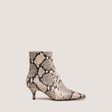 Boots Borg Reptile Noir-blanc