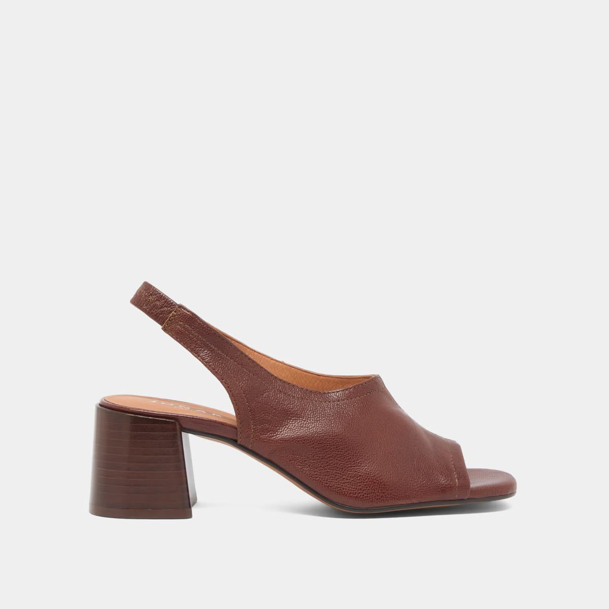 Sandales Brownie B Cuir Marron