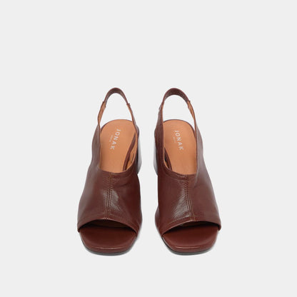 Sandales Brownie B Cuir Marron