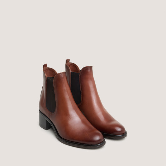 Boots Calcutto Cuir Cognac