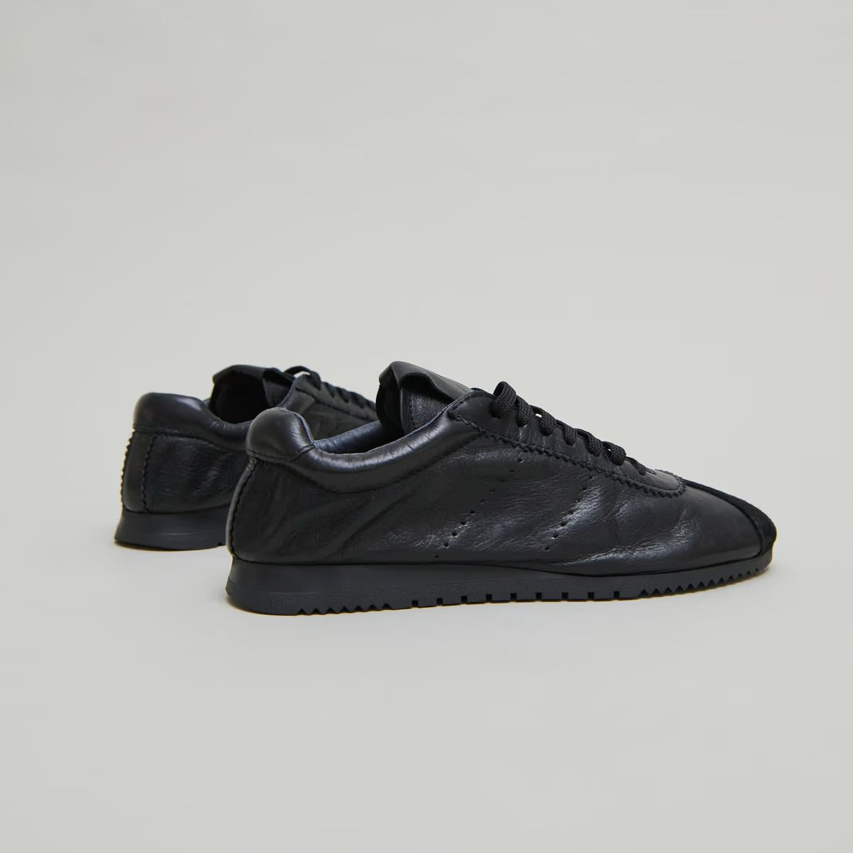 Basket Dabon Croute/cuir Noir-noir