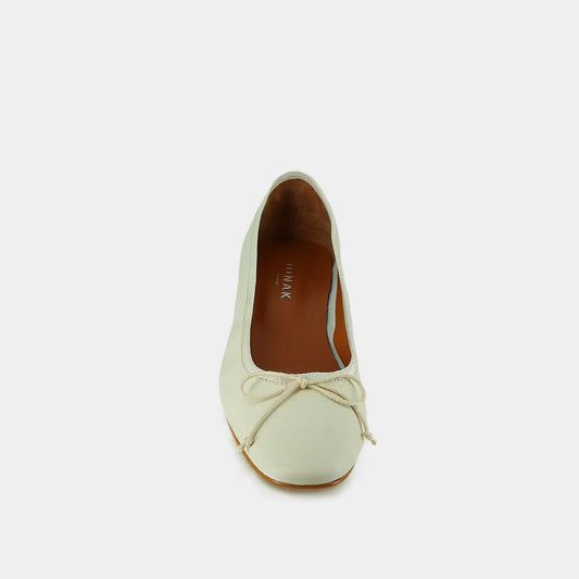 Ballerines Dadou Cuir Ecru
