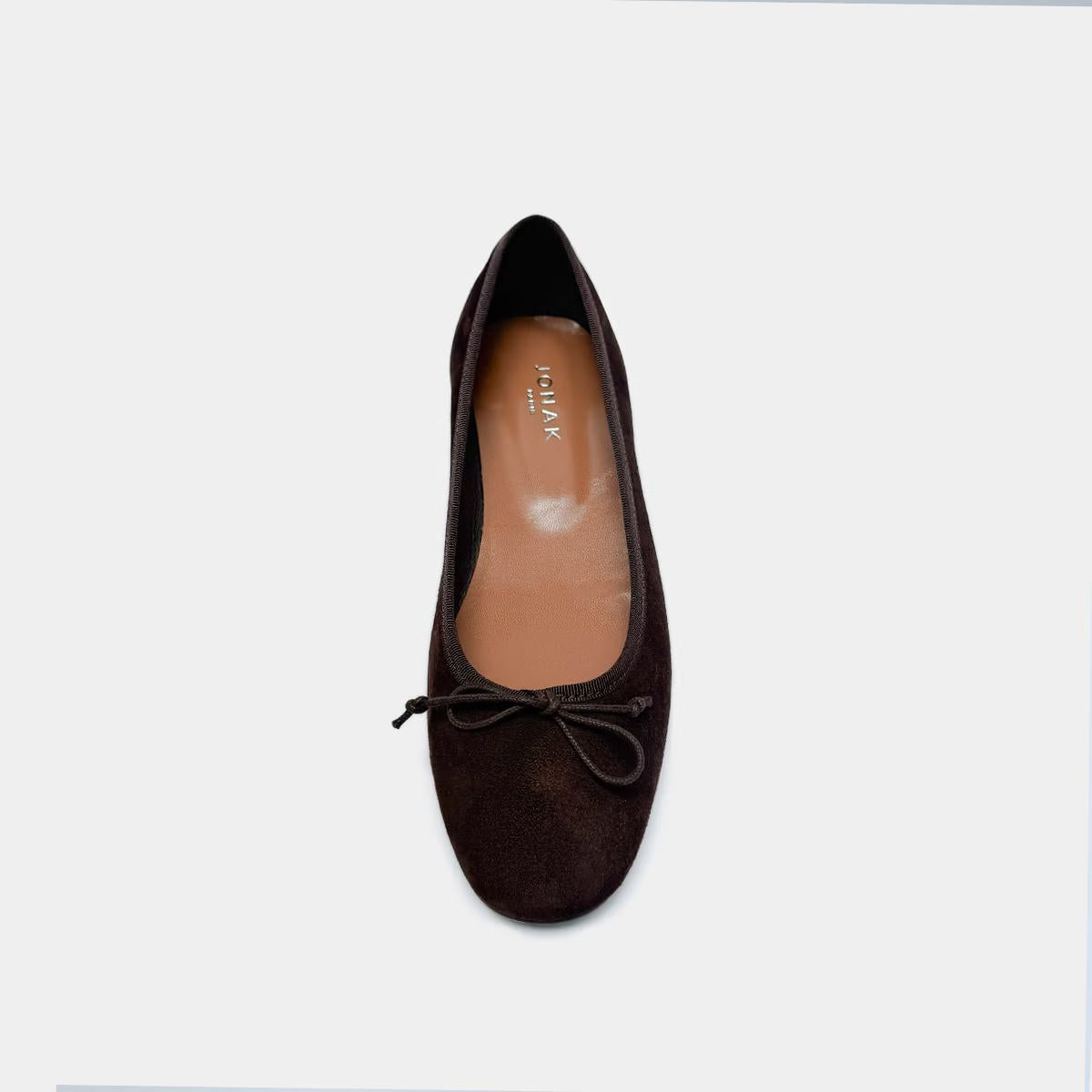 Ballerines Dadou Velours Marron