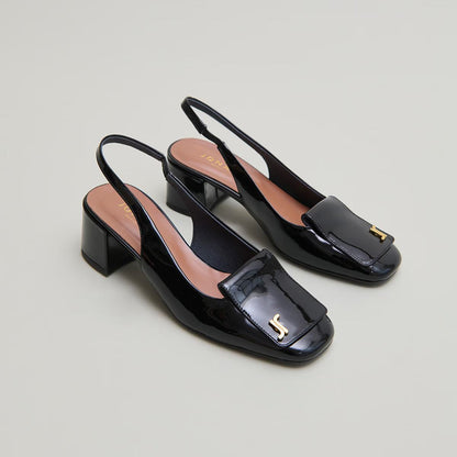 Escarpins Daiki Vernis Noir