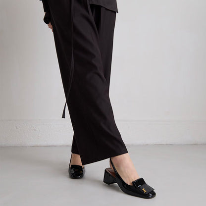 Escarpins Daiki Vernis Noir