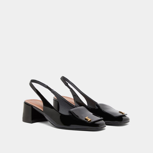 Escarpins Daiki Vernis Noir