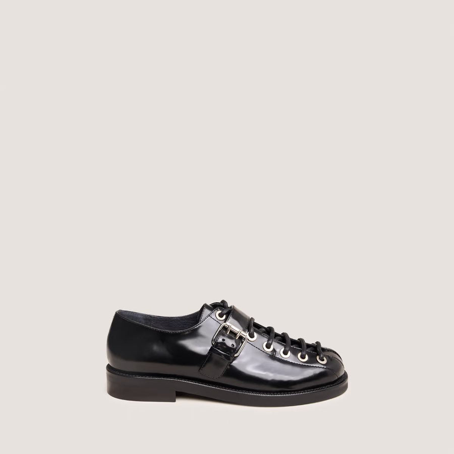 Derbies/richelieus Dalix Cuir Glace Noir