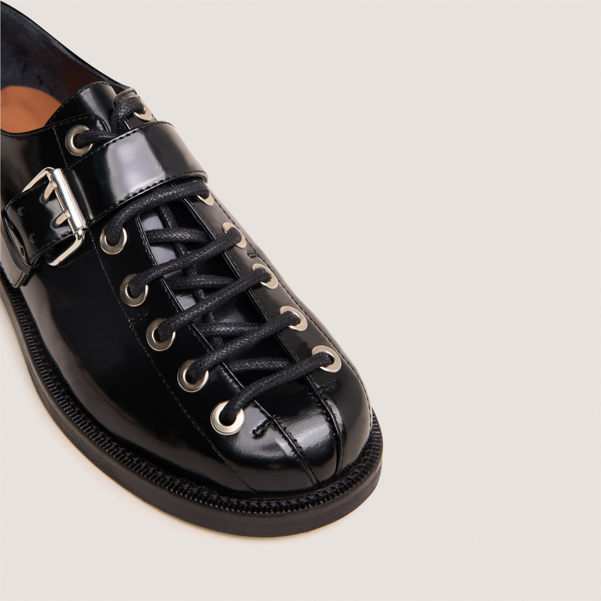 Derbies/richelieus Dalix Cuir Glace Noir
