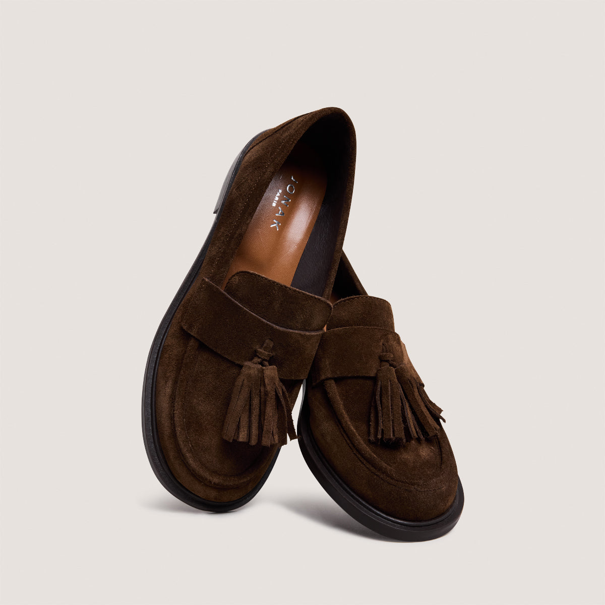 Mocassins Damande Croute Marron