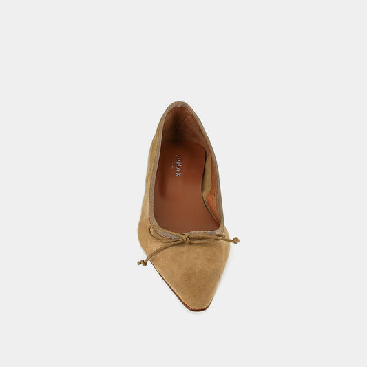 Ballerines Damo Velours Camel