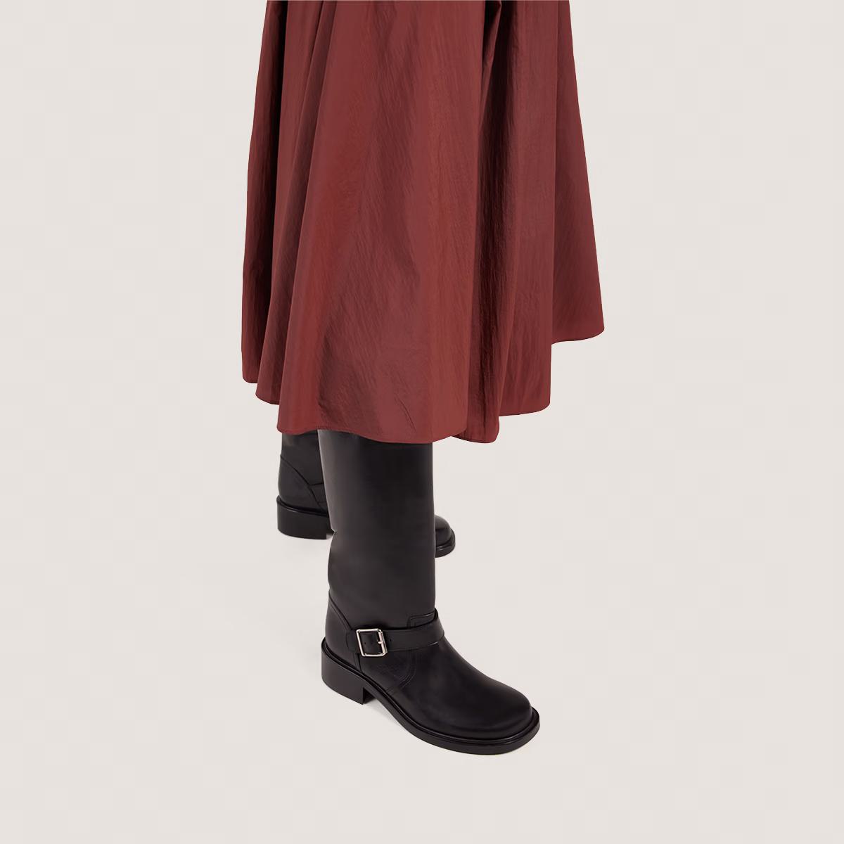 Bottes Darjorie Cuir Noir