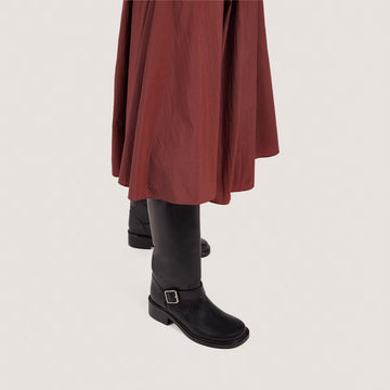 Bottes Darjorie Cuir Noir