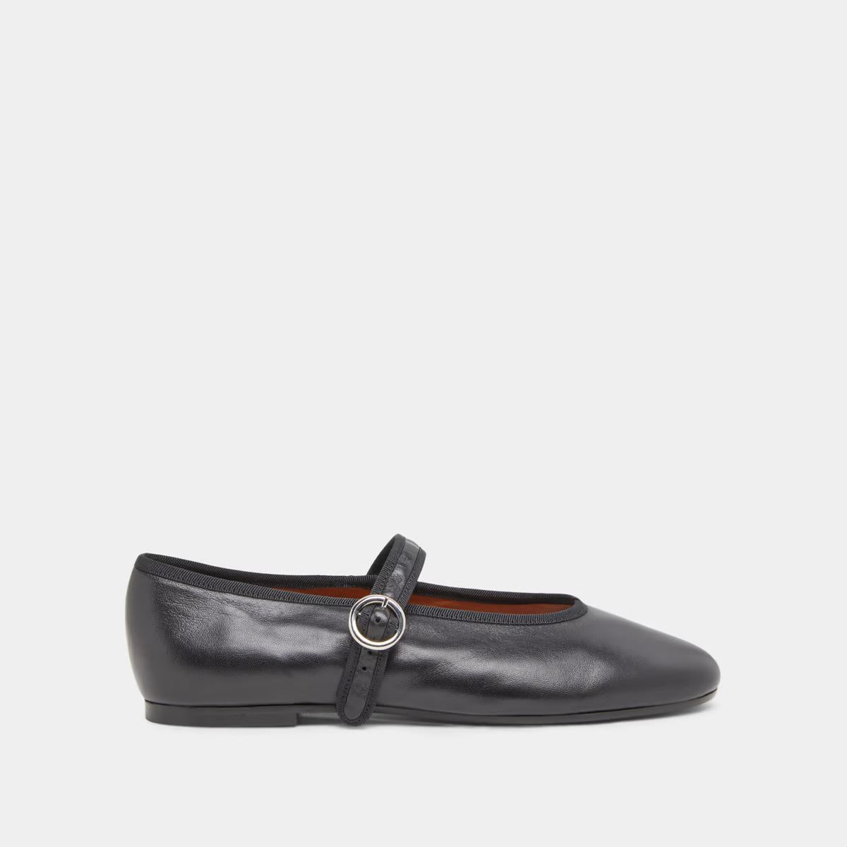 Ballerines Deesse Cuir Noir