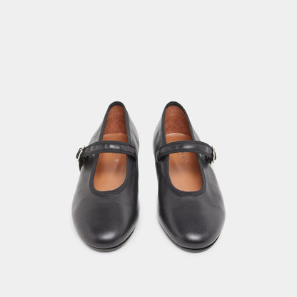 Ballerines Deesse Cuir Noir