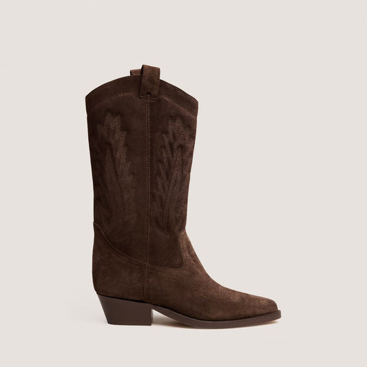Bottes Delea Croute Marron-Fonce